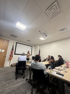 MetroTex Frisco Area Meeting with a speaker discussing Celina growth and North Texas real estate.