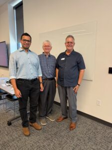 Victor Cornejo with Chris Jackson and Brian of Bloomfield Homes at the MetroTex